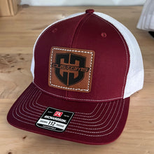 Load image into Gallery viewer, Leather Patch Hats Curved Brim
